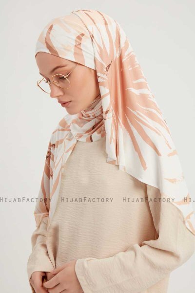 Ezmeray - Beige Gevormd Hijab