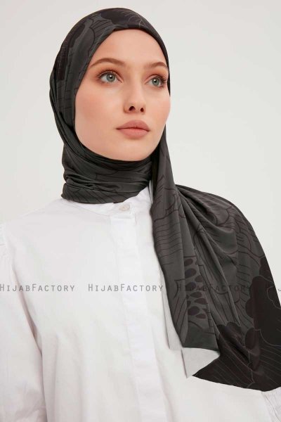 Fadime - Zwart Gevormd Hijab