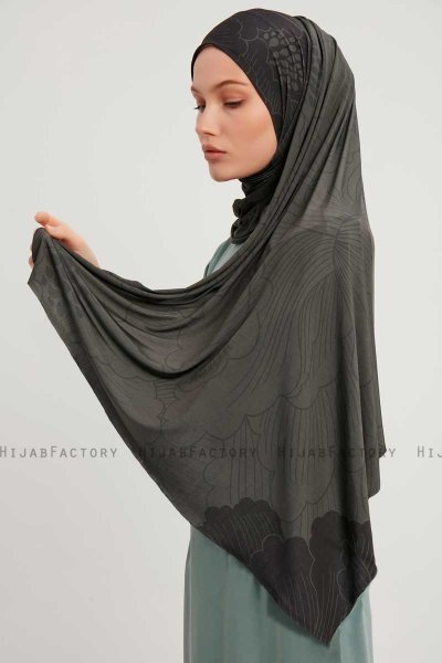 Fadime - Smoked Gevormd Hijab