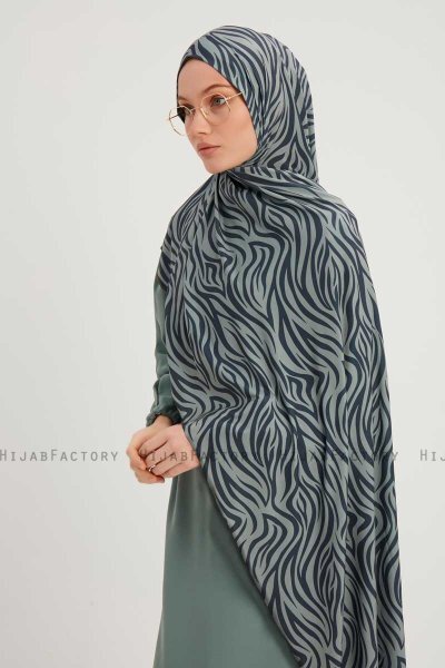 Hafiz - Marineblauw Gevormd Hijab