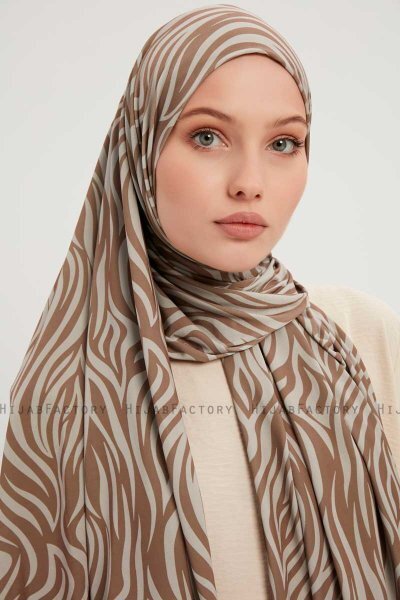 Hafiz - Lichtbruin Gevormd Hijab
