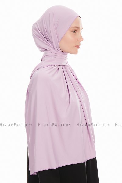 Farah - Lichtpaars Jersey Hijab