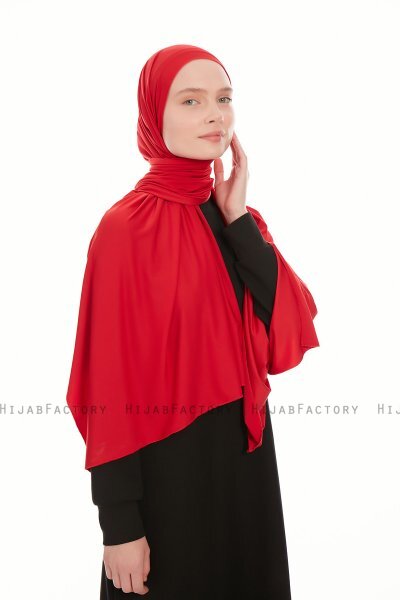 Farah - Bordeaux Jersey Hijab