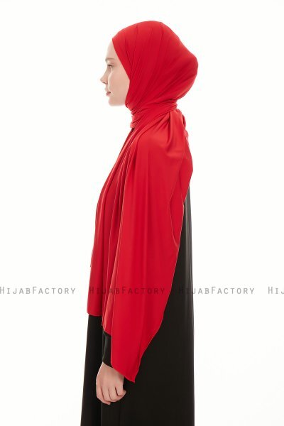 Farah - Bordeaux Jersey Hijab