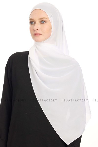 Chiffon Hijab - Wit
