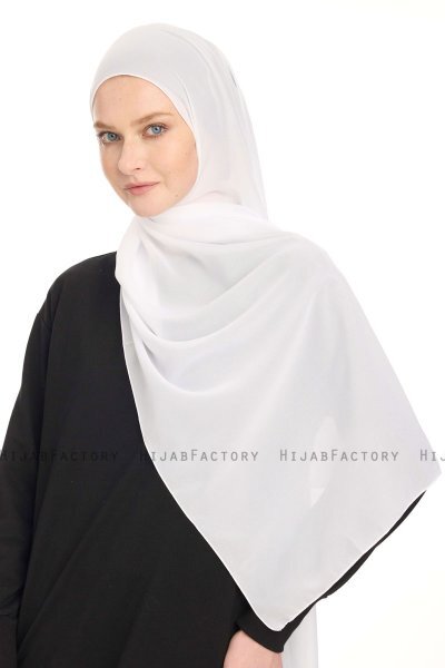 Chiffon Hijab - Wit