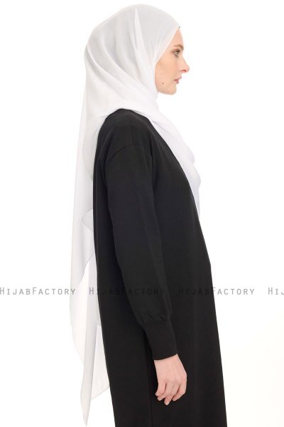 Chiffon Hijab - Wit