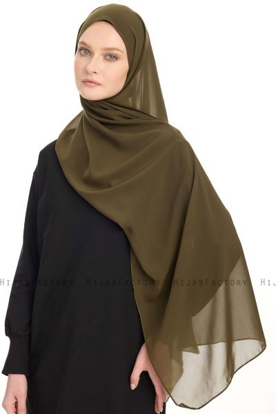 Chiffon Hijab - Khaki