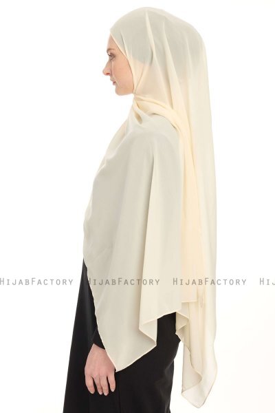 Chiffon Hijab - Licht Beige