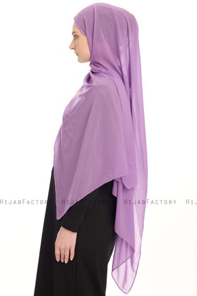 Chiffon Hijab - Lichtpaars