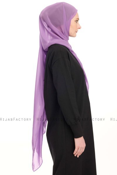 Chiffon Hijab - Lichtpaars