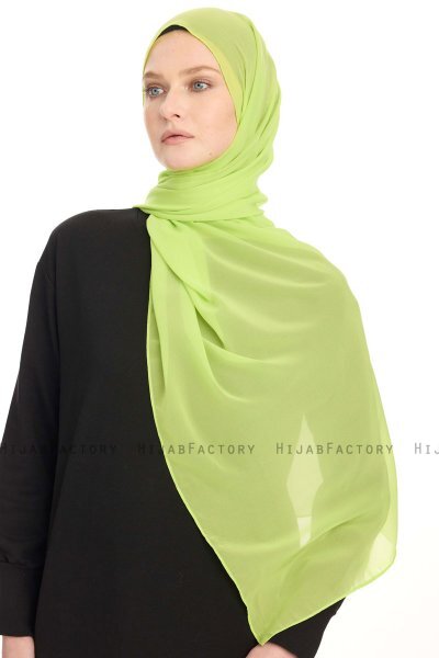 Chiffon Hijab - Licht Groen