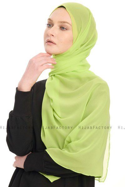Chiffon Hijab - Licht Groen