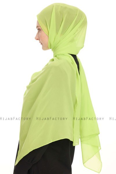Chiffon Hijab - Licht Groen