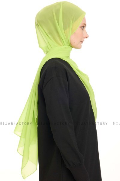 Chiffon Hijab - Licht Groen