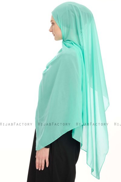 Chiffon Hijab - Munt