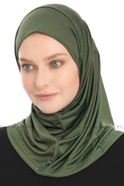 Yazmin - Khaki Amira Hijab Ready To Wear