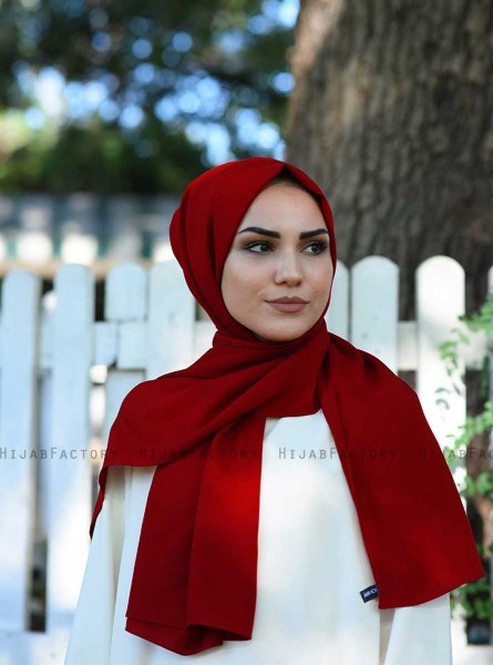 Alida - Bordeaux Katoenen Hijab - Mirach