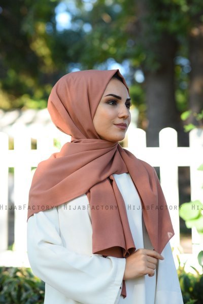Alida - Dark Rose Katoenen Hijab - Mirach