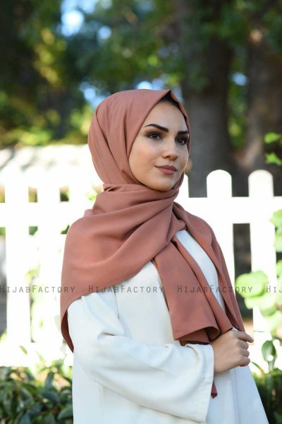 Alida - Dark Rose Katoenen Hijab - Mirach