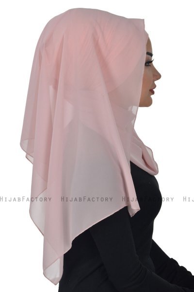 Alva - Oudroze Praktisch Hijab & Onderkapje