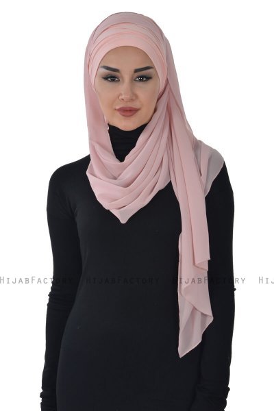 Alva - Oudroze Praktisch Hijab & Onderkapje