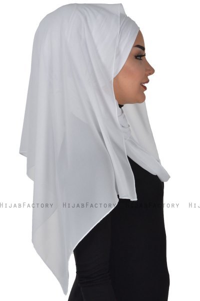Alva - Wit Praktisch Hijab & Onderkapje