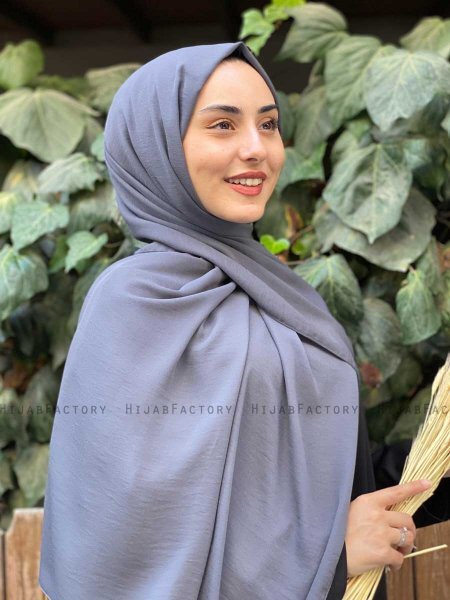 Alvina - Smoked Crêpe Hijab - Mirach