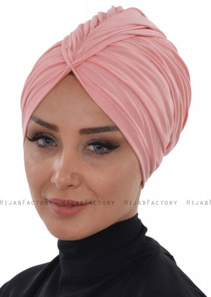 Amy - Oudroze Katoen Turban - Ayse Turban