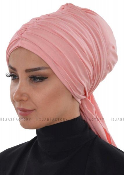 Amy - Oudroze Katoen Turban - Ayse Turban