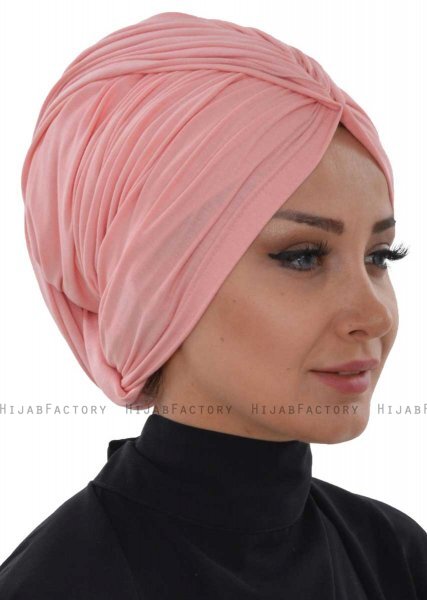 Amy - Oudroze Katoen Turban - Ayse Turban