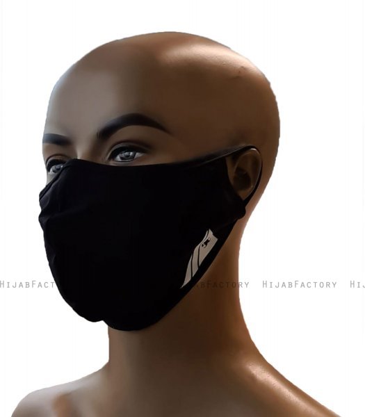 Asli - Zwart Sport Gezichtsmasker / Gezichtsbedekking