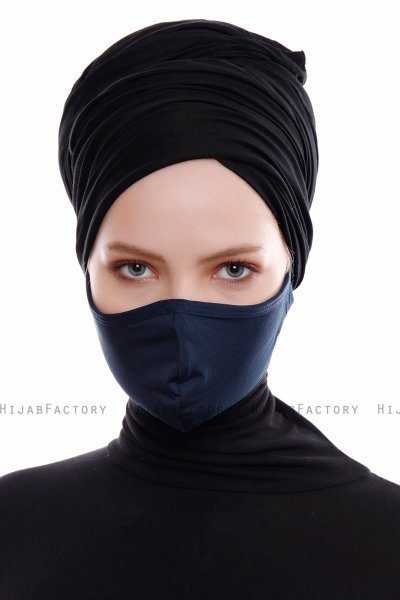 Asli - Marineblauw Sport Gezichtsmasker / Gezichtsbedekking
