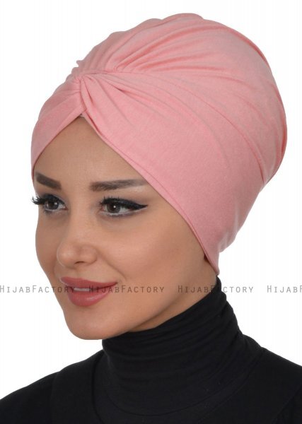 Astrid - Oudroze Katoen Turban - Ayse Turban