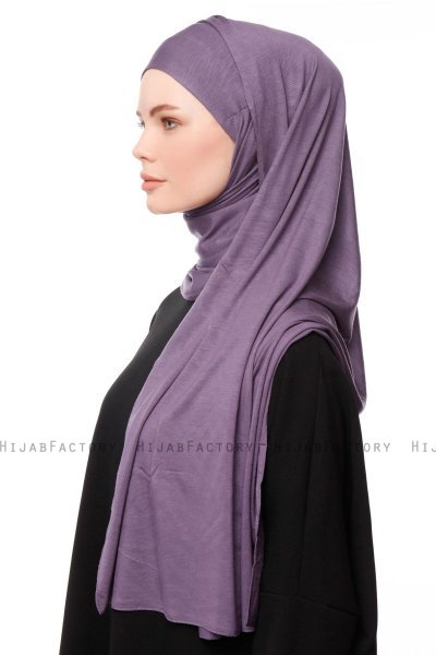 Asya - Purper Praktisch Viscose Hijab