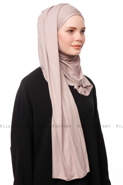 Asya - Steen Grijs Praktisch Viscose Hijab
