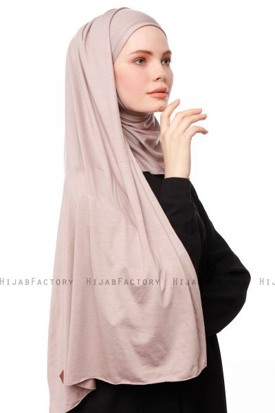 Asya - Steen Grijs Praktisch Viscose Hijab