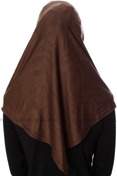 Ava - Bruin Al Amira One-Piece Hijab - Ecardin