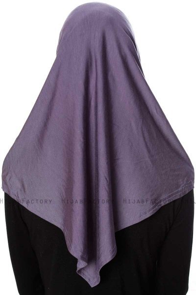 Ava - Purper Al Amira One-Piece Hijab - Ecardin