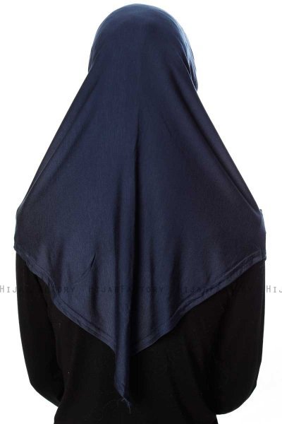 Ava - Marineblauw Al Amira One-Piece Hijab - Ecardin
