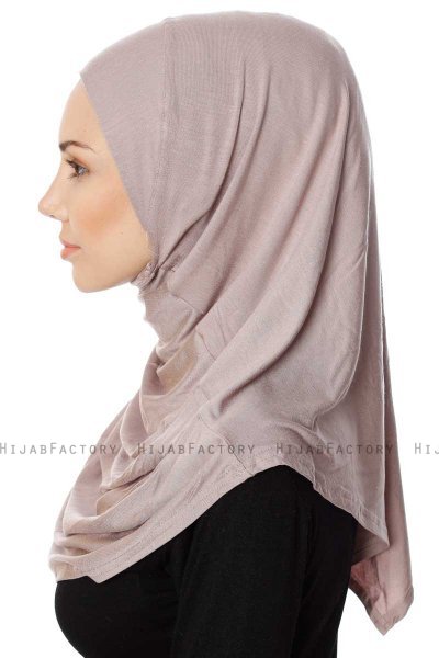 Ava - Steen Grijs Al Amira One-Piece Hijab - Ecardin