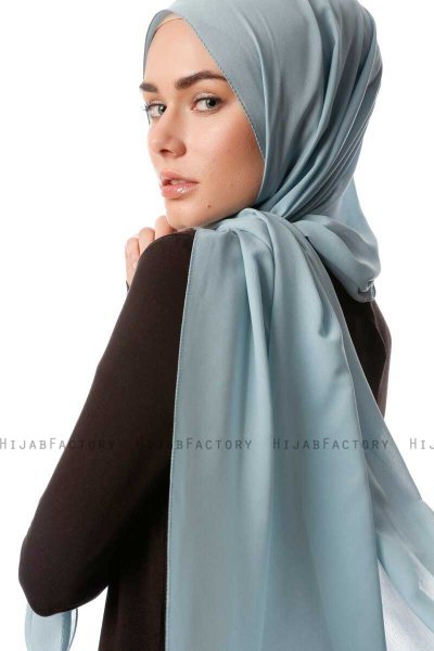 Ayla - Licht Benzine Chiffon Hijab