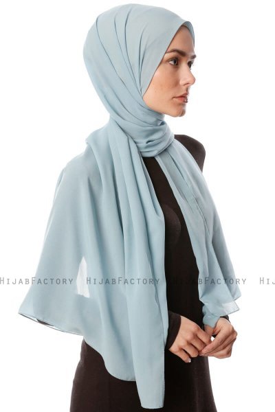 Ayla - Licht Benzine Chiffon Hijab