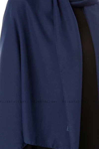 Ayla - Marineblauw Chiffon Hijab