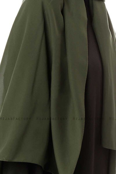 Ayla - Donkergroen Chiffon Hijab