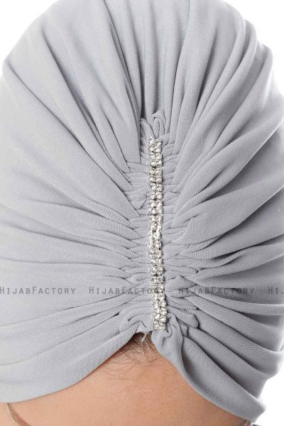 Aynur - Lichtgrijs Turban