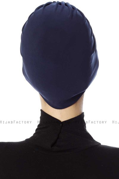 Aynur - Marineblauw Turban