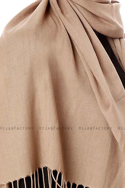 Aysel - Lichtbruin Pashmina Hijab - Gülsoy