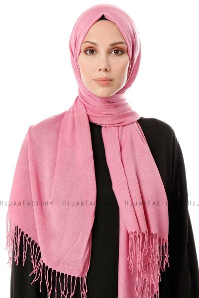 Aysel - Roze Pashmina Hijab - Gülsoy