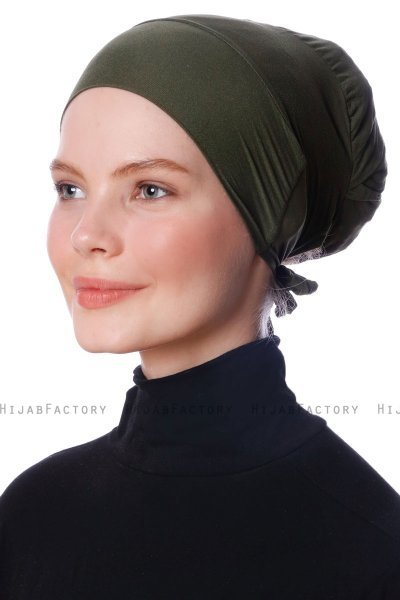 Azra - Khaki Parizien Onderkapje - Ecardin